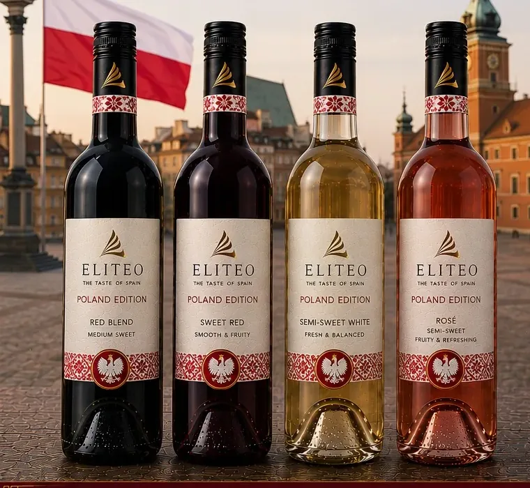 Poland Edition — the four wines of the range with Poland-inspired labels