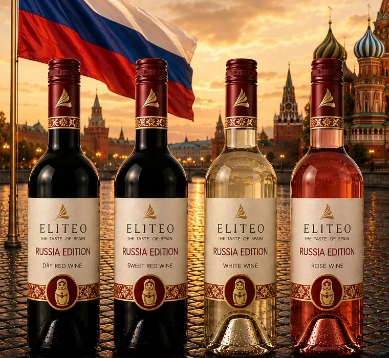 Russia Edition — the four wines of the range with Russia-inspired labels